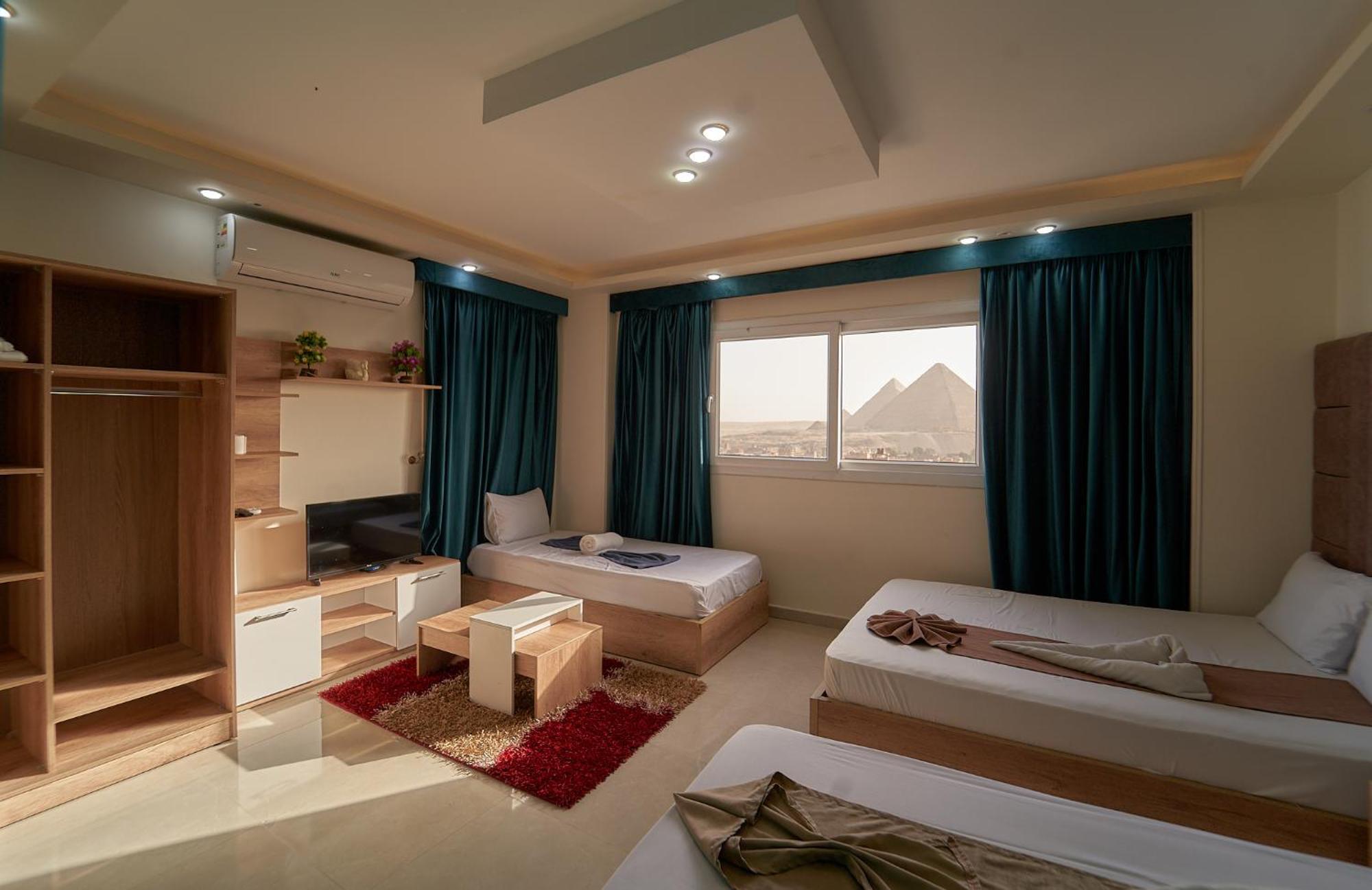 Nazlet el-Sîsi Gardenia Hotel Pyramids View מראה חיצוני תמונה