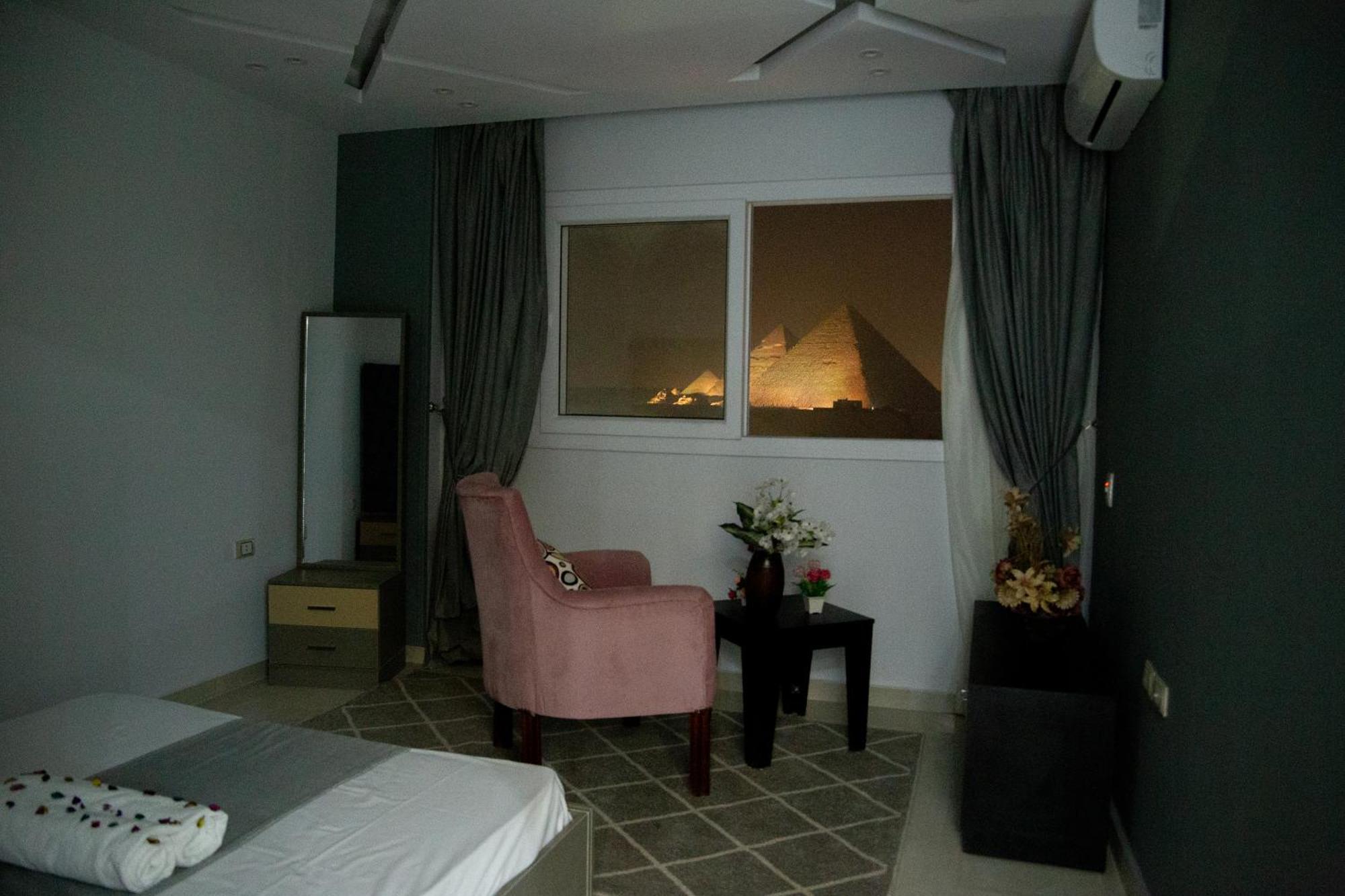Nazlet el-Sîsi Gardenia Hotel Pyramids View מראה חיצוני תמונה