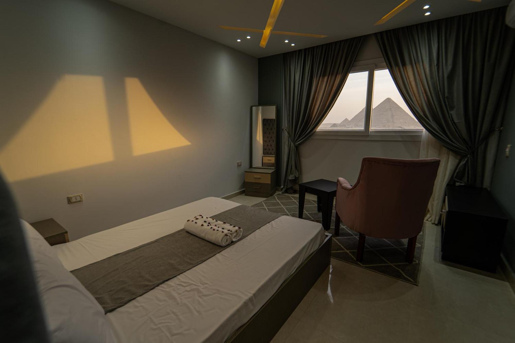 Nazlet el-Sîsi Gardenia Hotel Pyramids View מראה חיצוני תמונה